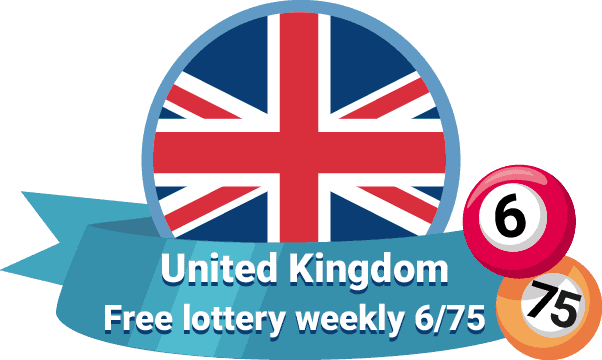 United Kingdom Free lottery weekly 6/75